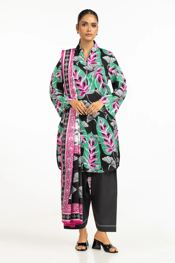 3PC Jacquard Printed Suit IUSTKSD