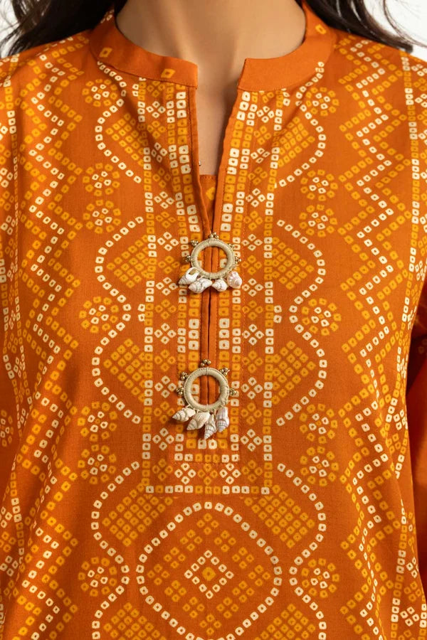 3PC Lawn Printed Suit IUSTKSD