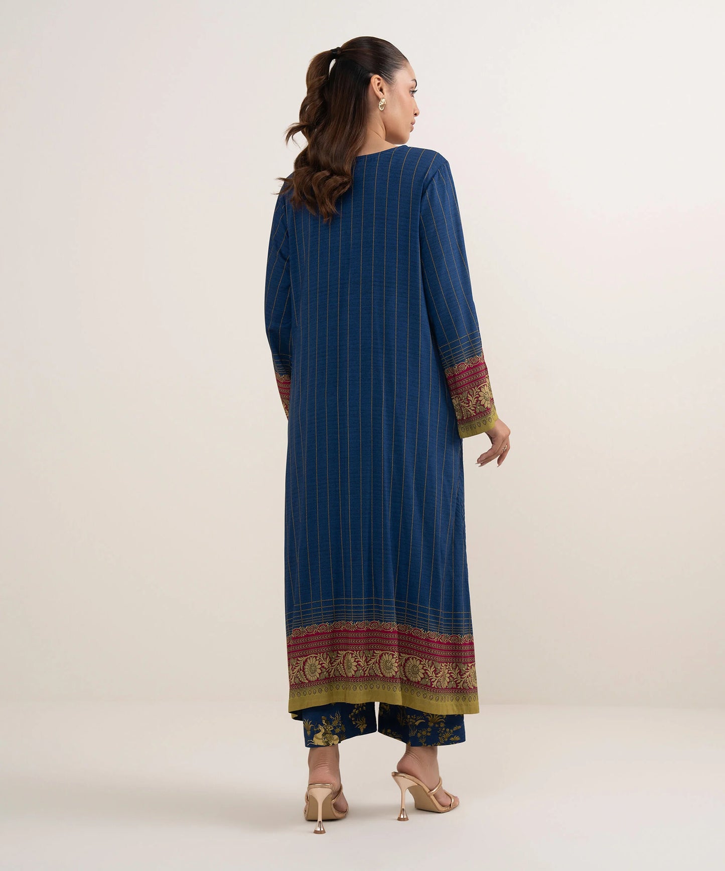 Embroidered Arabic Lawn Shirt