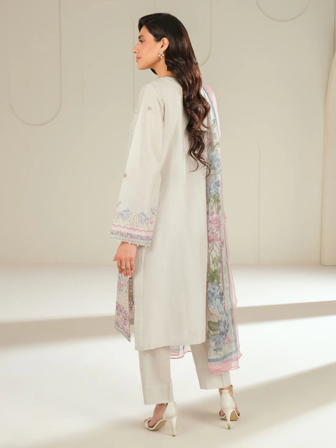 3 Piece Lawn Suit-Embroidered