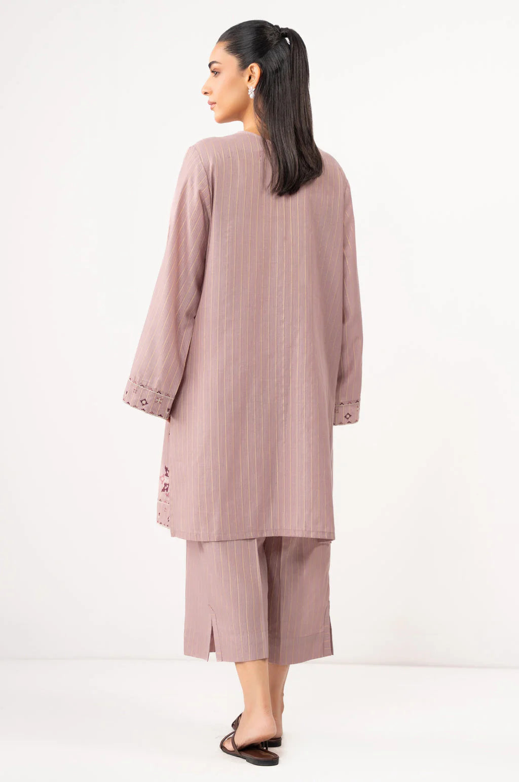 Dobby Mysuri Lilac Stitched Suit - Zeen