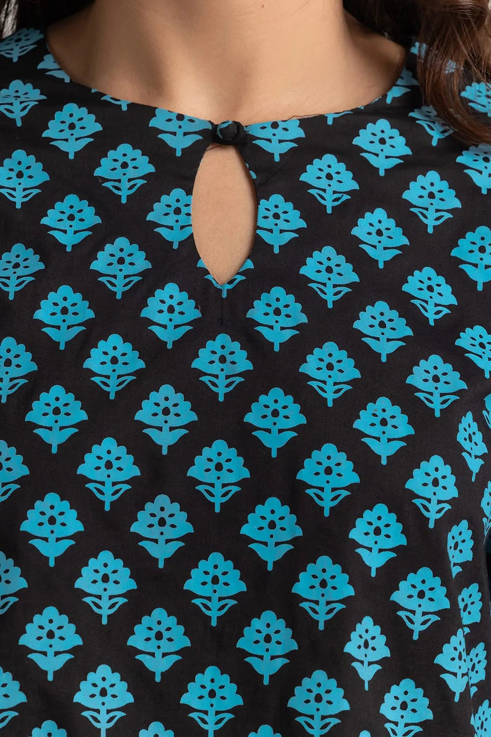 Cambric Block Printed Shirt GLS